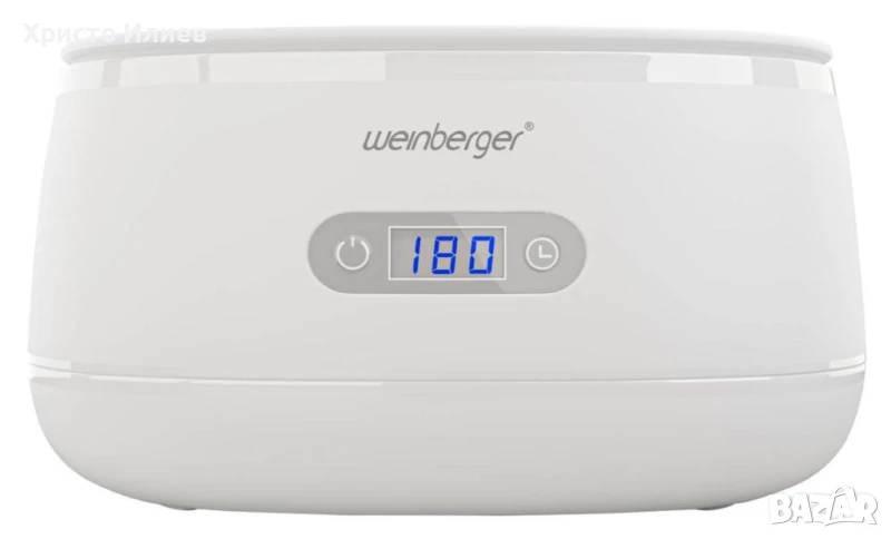 Ултразвукова вана почистване на бижу часовник Уред за дезинфекция с ултразвук Weinberger, снимка 1