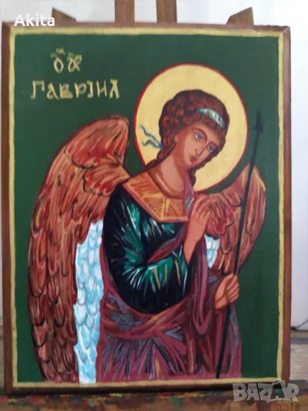 Икона на  Архангел Гавраил, снимка 1