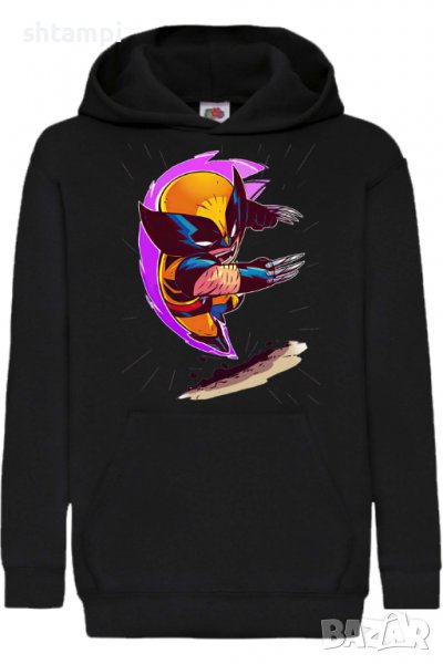 Детски Суитчър/Суитшърт Marvel Wolverine,Игра,Подарък,Изненада,Забавление,Рожден Ден, снимка 1