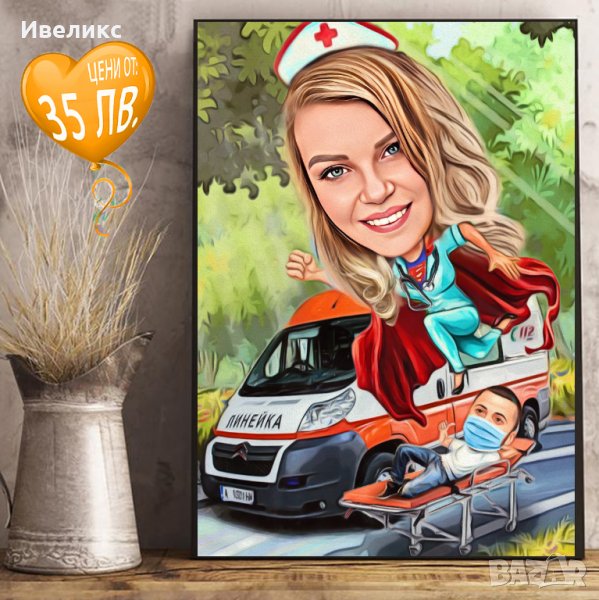 Карикатура за Лекар, снимка 1