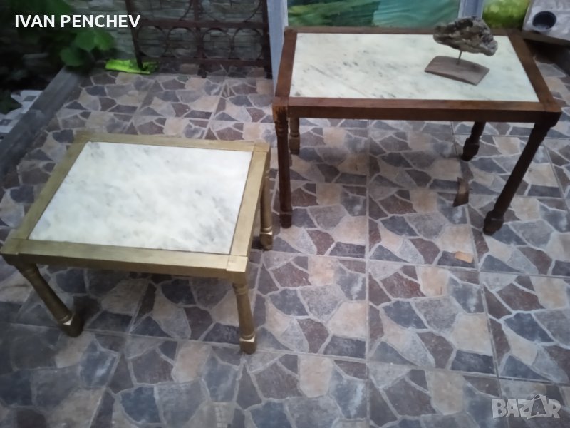 Две мраморни масички, снимка 1