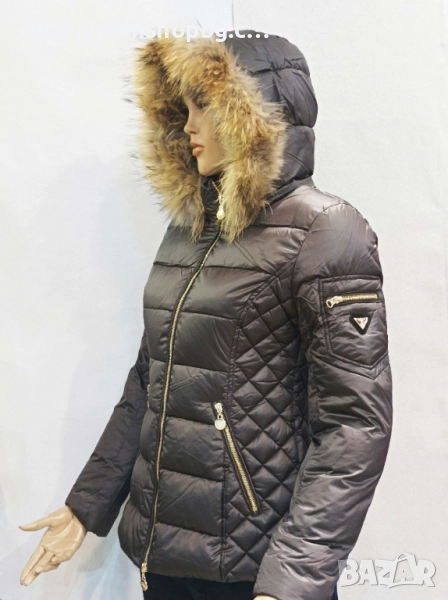 Дамско яке с естествен пух код 16 - 4, снимка 1