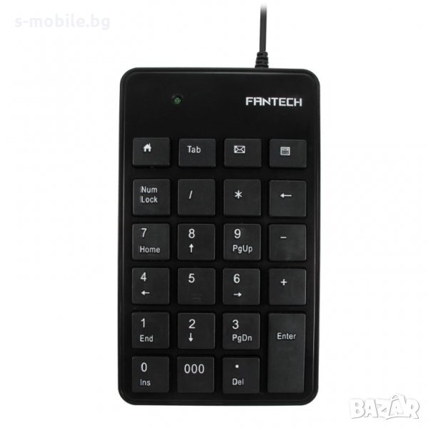 Клавиатура FanTech FTK-801 NumPad, USB, Черна - 6042, снимка 1