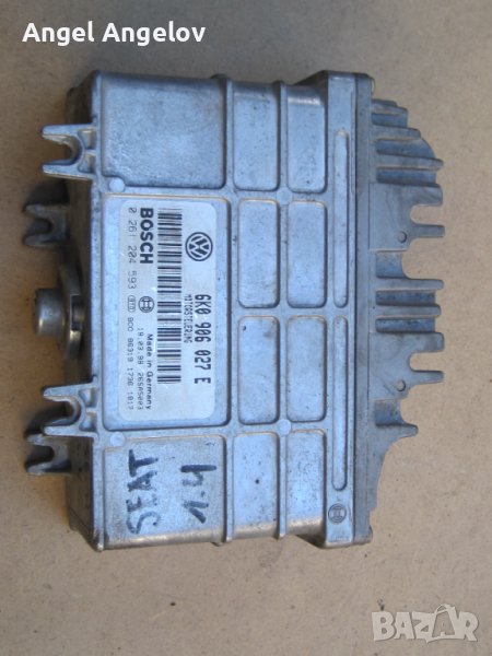 Компютър двигател ECU 6K0906027E, SEAT CORDOBA IBIZA INCA VW POLO CADDY 1.4 6K0906027E, 6K0 906 027 , снимка 1