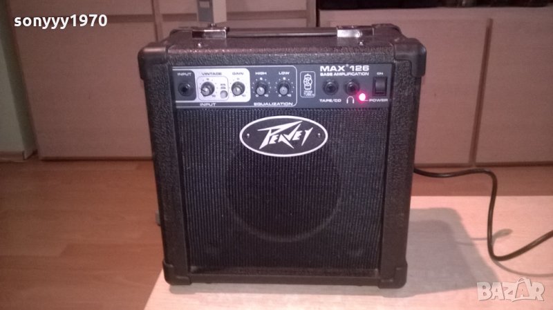 ПОРЪЧАНО-peavey max 126 guitar amplifier-trans tube-внос швеицария, снимка 1