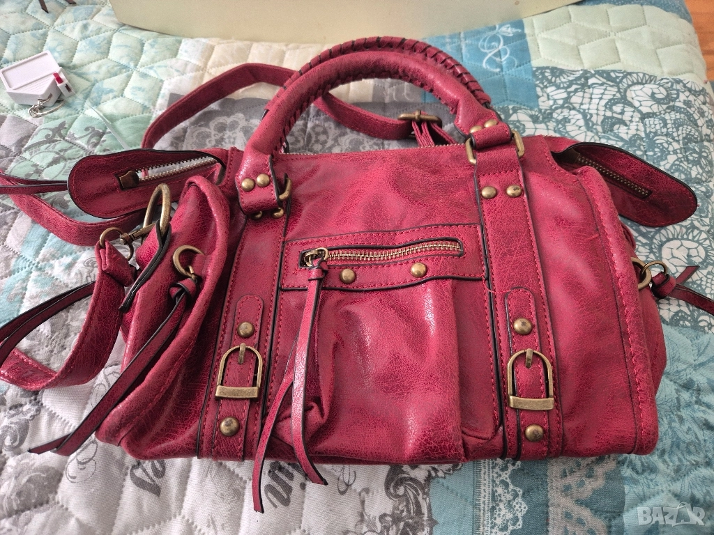 червена чанта Радис, снимка 1