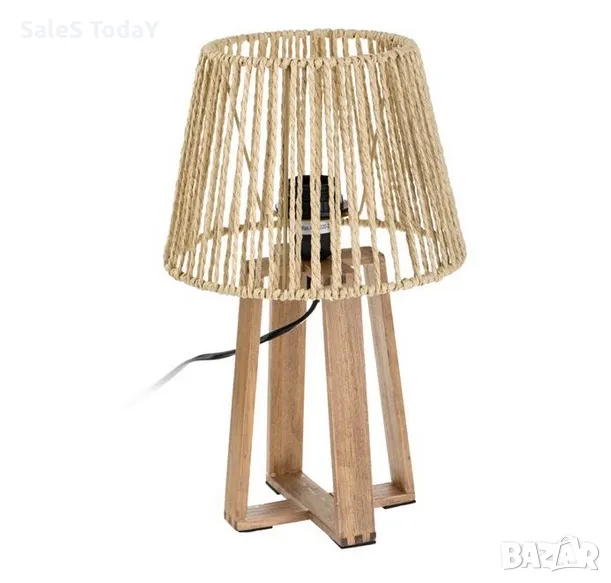 Лампион, Настолна лампа, БЕЖОВ, 22Х22Х37см, снимка 1