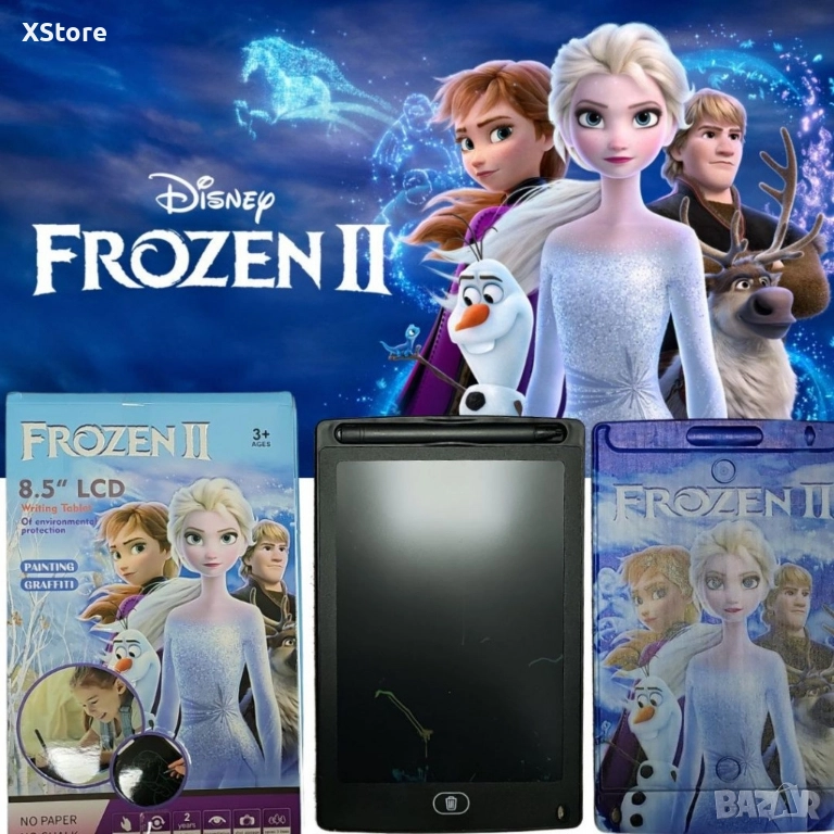 Детски LCD таблет за рисуване/писане, 8.5'', 14.5x22.7 cm, Frozen/ Avengers, снимка 1