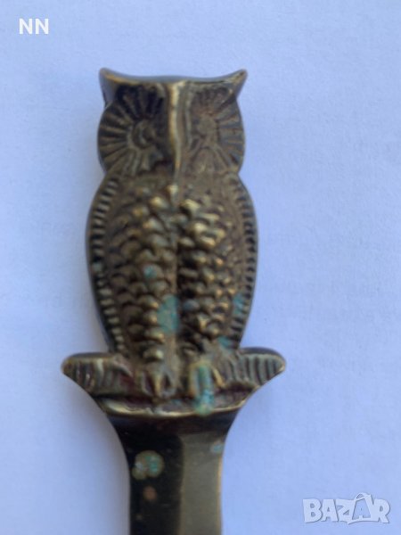 Античен нож за писма тип “бухал”, снимка 1