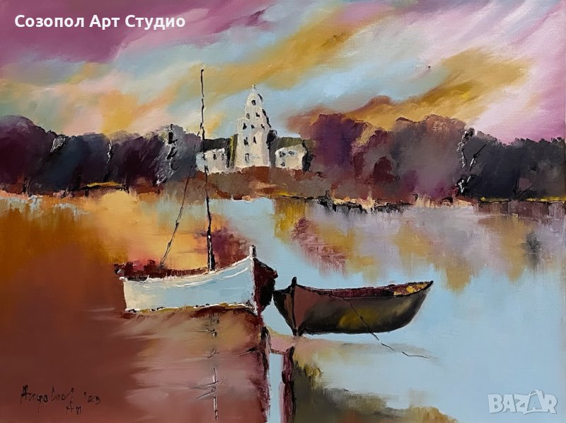 Картини морски пейзаж Созопол - БЕЗПЛАТНА ДОСТАВКА - , снимка 1