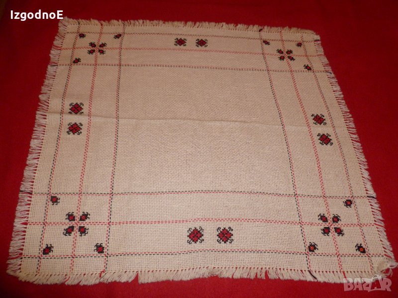 Ръчно шито каре - неупотребявано, снимка 1