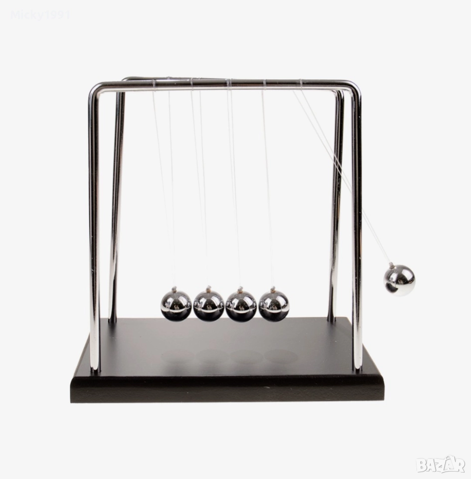 Люлката на Нютон / голям размер , снимка 1