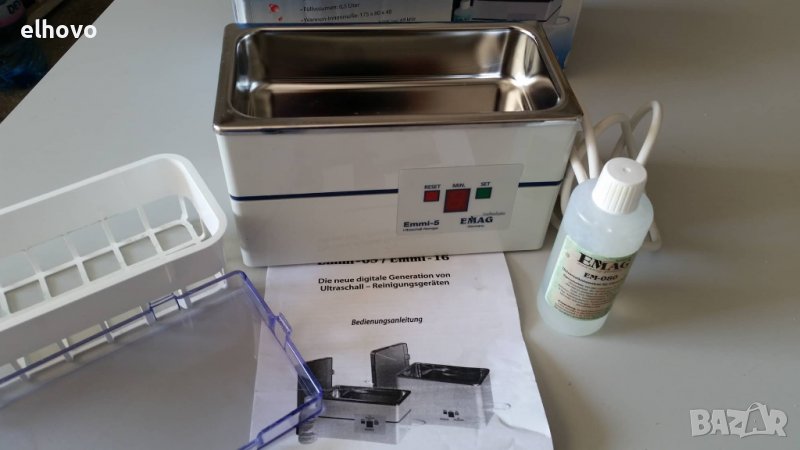 Ултразвукова ваничка за почистване на части EMMI 5 500мл, снимка 1