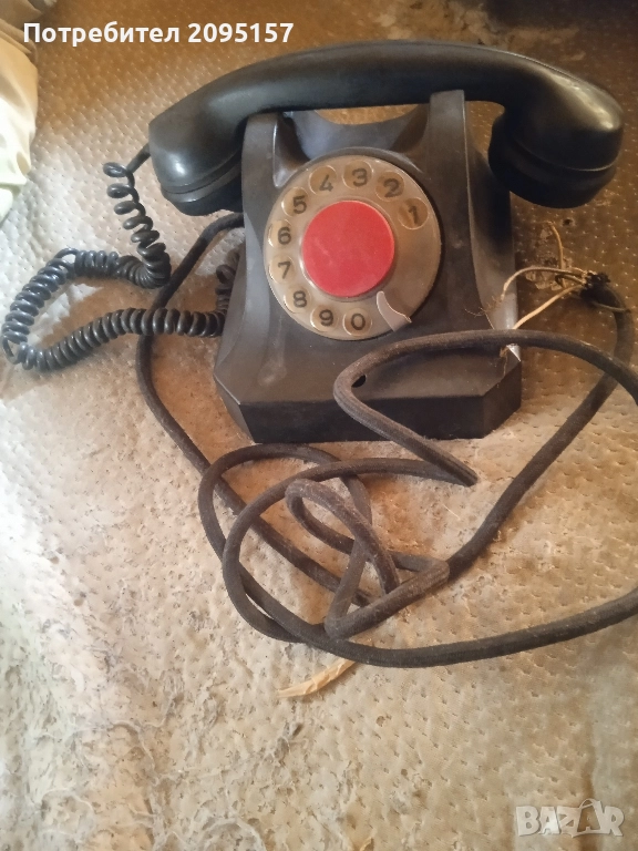 Стар бакелитов телефон 1955, снимка 1