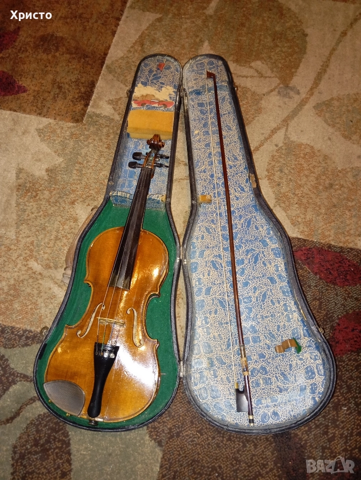 Стара колекционерска цигулка., снимка 1