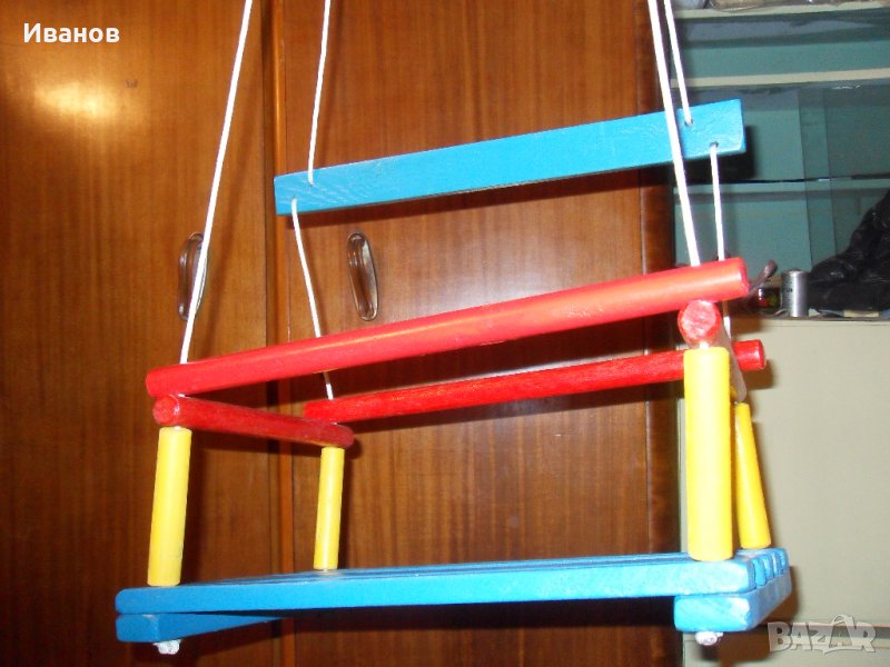 дървена люлка-висяща, снимка 1