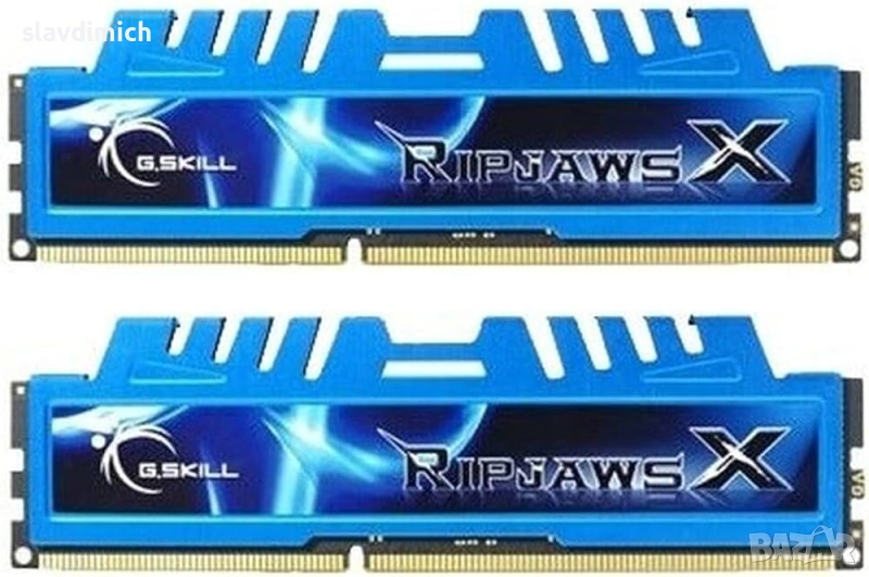ЧИСТО НОВА Рам Ram памет за компютър G.SKILL RipJawsX DDR3 2133 mhz 2*8gb  CL10-12-12-31 1.60V  , снимка 1