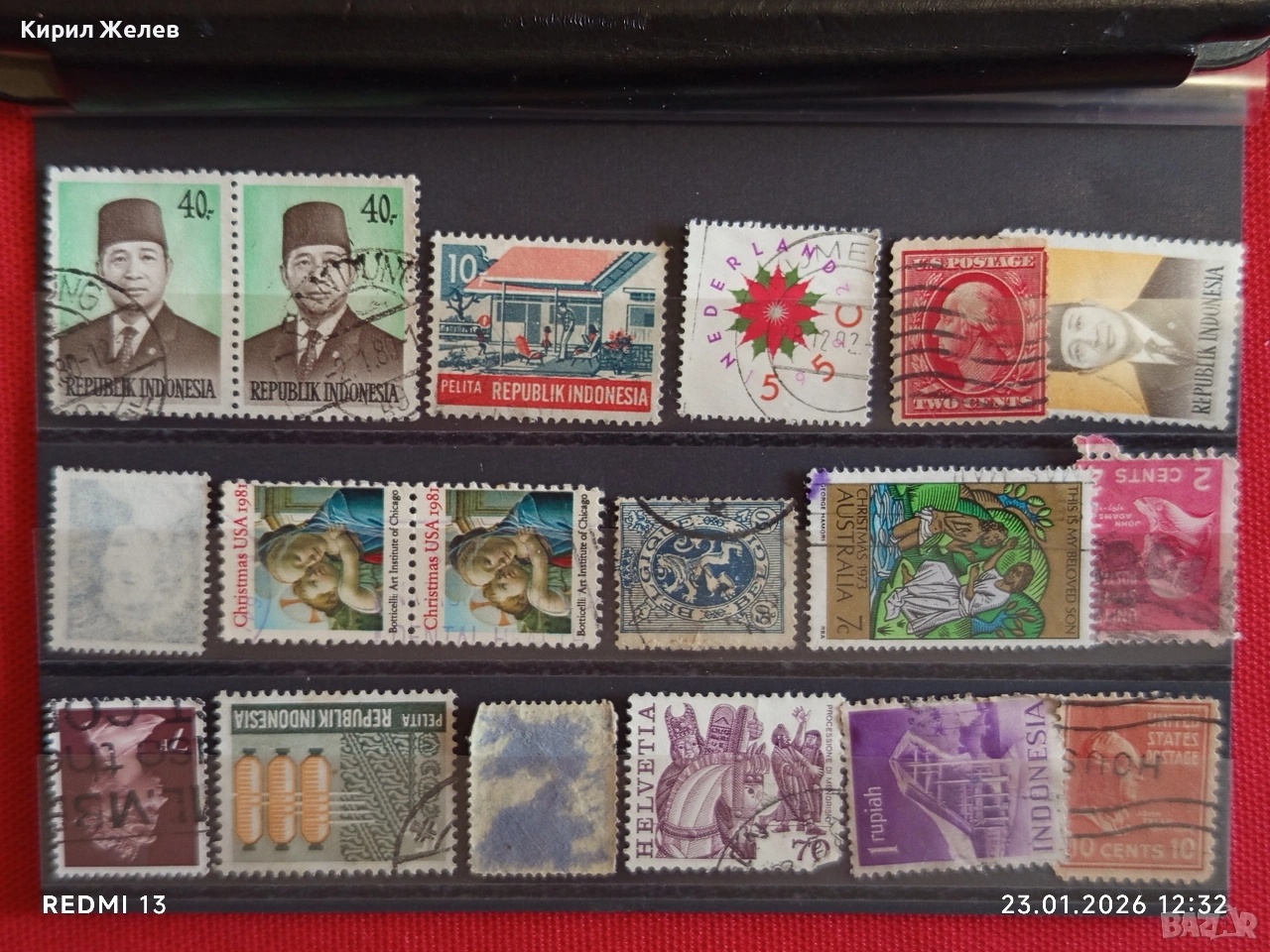 Стари пощенски марки от цял свят смесени ИНДОНЕЗИЯ, АМЕРИКА, АВСТРАЛИЯ за КОЛЕКЦИЯ 51940, снимка 1