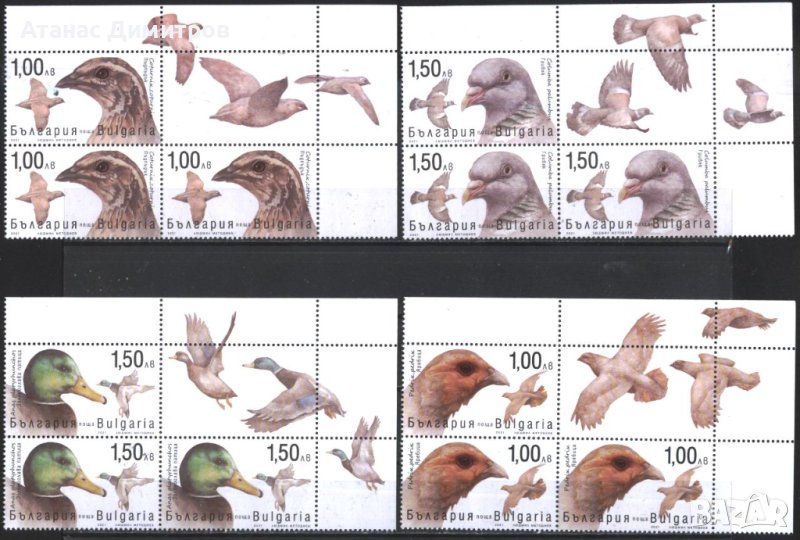 Чисти марки Дивеч Фауна Птици 2021 от България, снимка 1