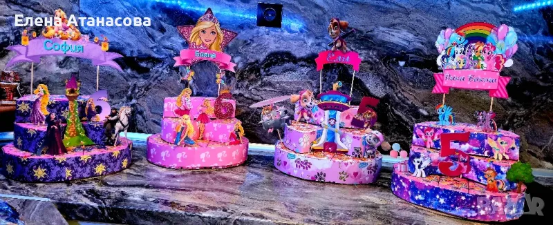 Тематични картонени торти, снимка 1