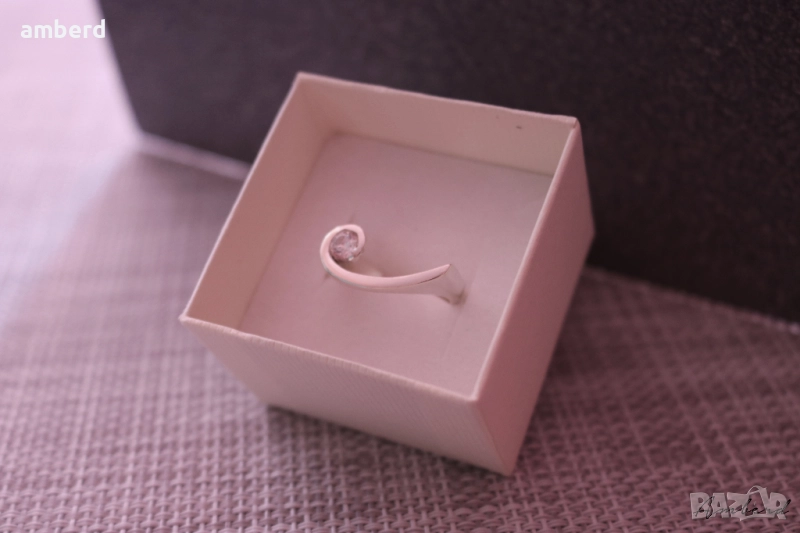 Уникален сребърен пръстен - модел R097, снимка 1