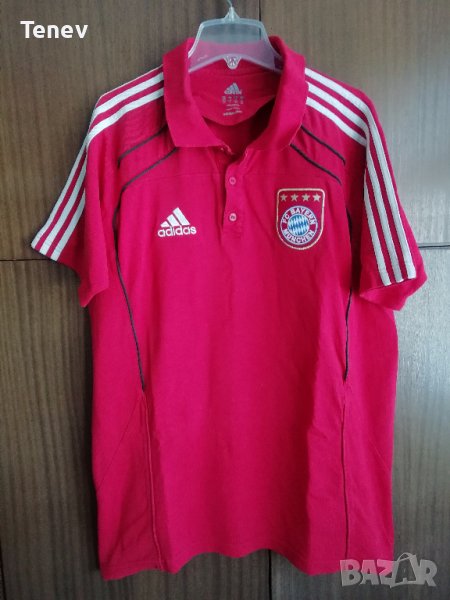 Bayern Munich Munchen Adidas размер L оригинална тениска Polo Байерн Мюнхен , снимка 1