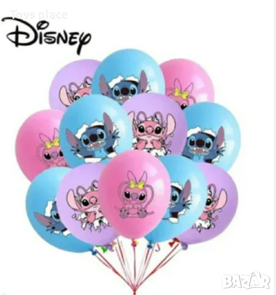 Латексови балони Лило и Стич Lilo and Stitch Фолиеви балони , снимка 1