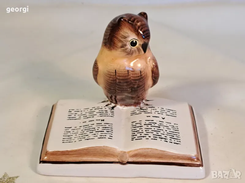 унгарска порцеланова фигура бухал , снимка 1