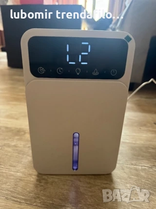 Мини влагоабсорбатор нов, тих с LCD дисплей и 12-часов таймер , снимка 1