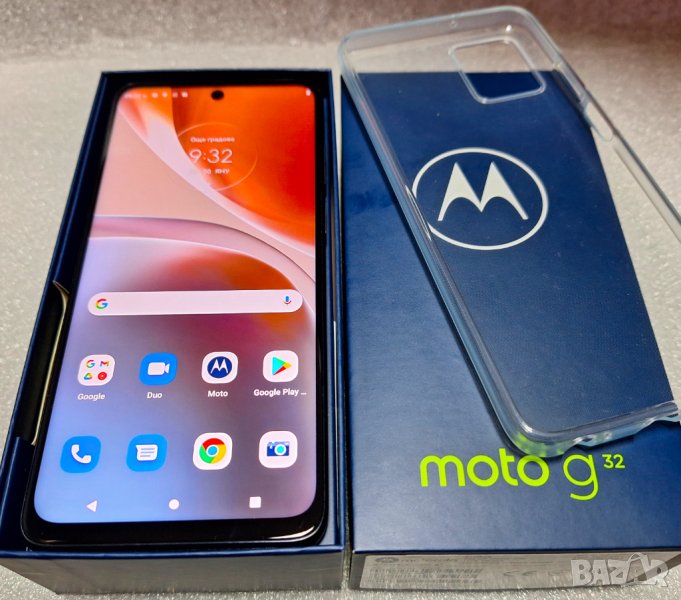 НОВ! Смартфон Motorola Moto G32, 6GB, 128GB, Mineral Grey, снимка 1