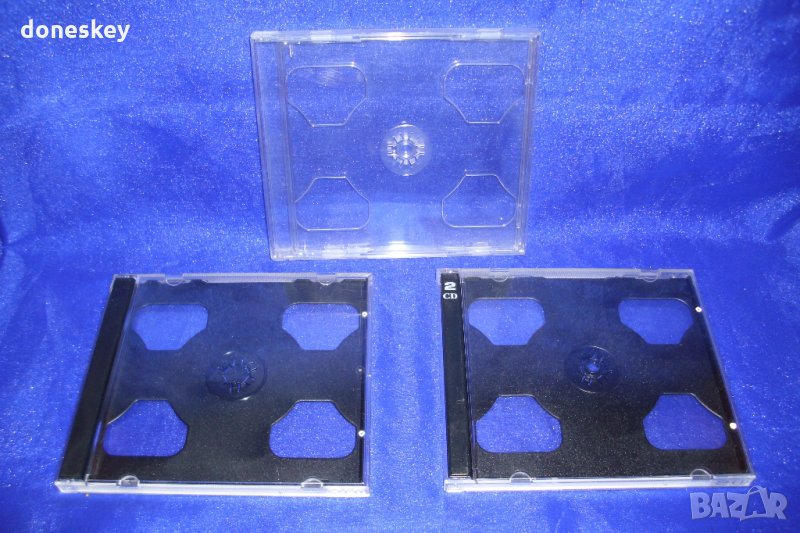 Двойни кутийки за СД/ДВД, снимка 1