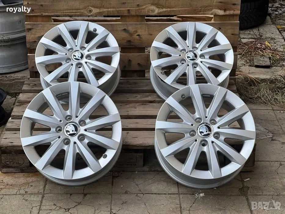 5х112 16 Джанти Skoda Octavia SuperB 5x112 Шкода Супърб Октавиа Подарък датчици за налягане, снимка 1