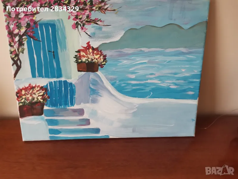 Картина 30/40 см, платно, маслени бои, снимка 1