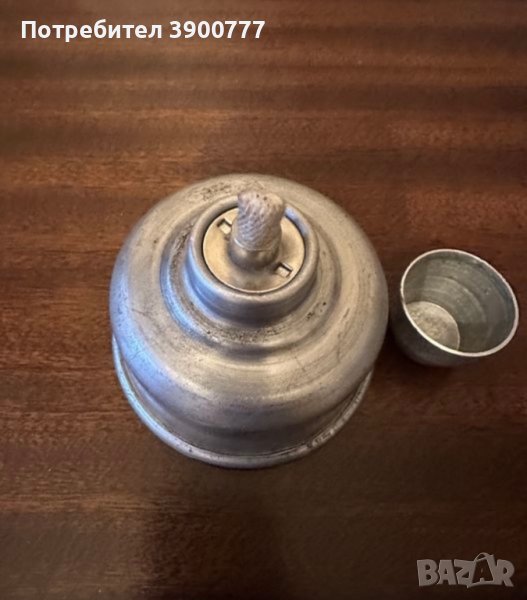 Газена лампа+медна паничка , снимка 1