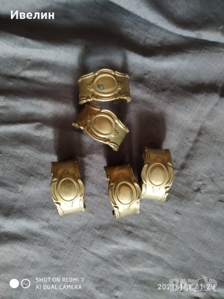 комплект салфетници арт деко, снимка 1