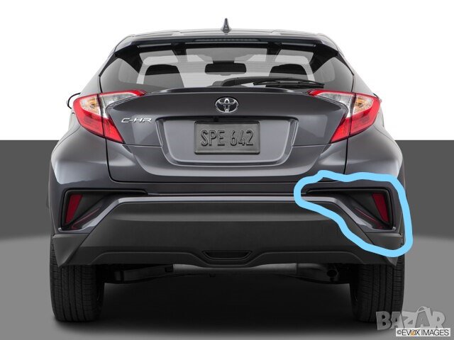 Решетка в задна броня за Toyota C-HR (16-20г.) дясна, снимка 1