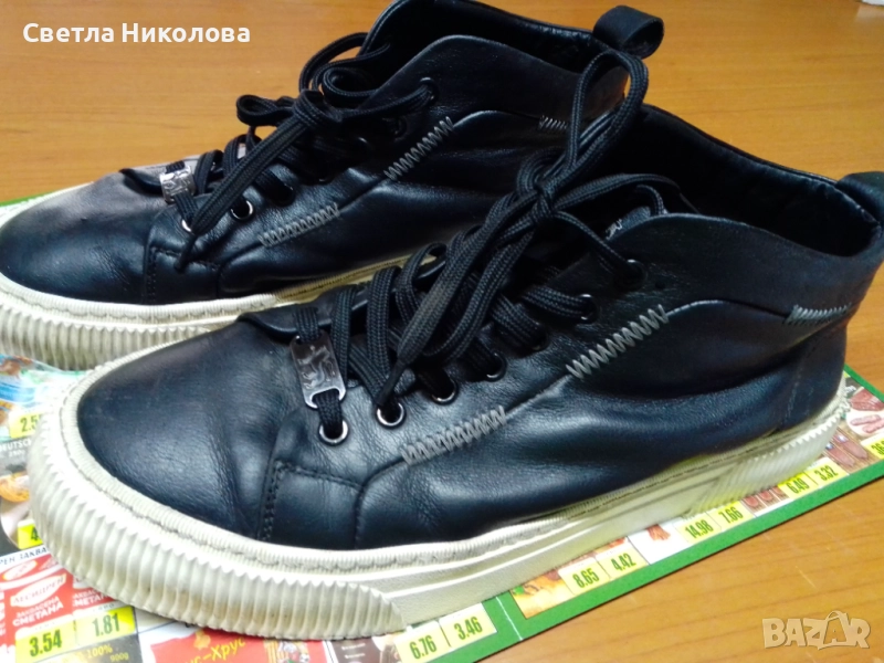 Мъжки  оригинални боти, естествена кожа 42 размер , снимка 1