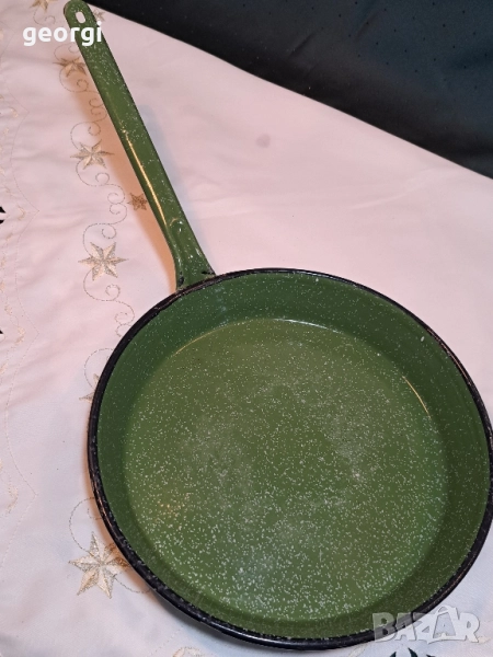ретро емайлиран тиган 11/6, снимка 1