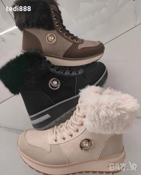 нови три цвята боти, снимка 1