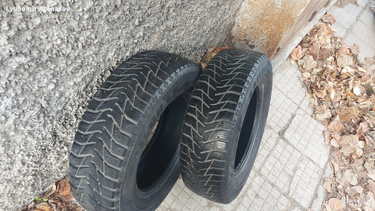 2бр.много запазени зимни гуми , снимка 1