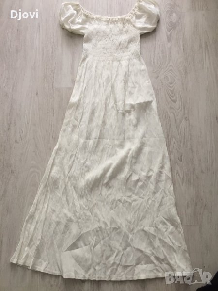 Бяла красива дълга рокля, снимка 1