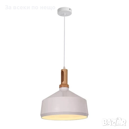 Лампа Данвел - цвят бял-златен Код P1744, снимка 1