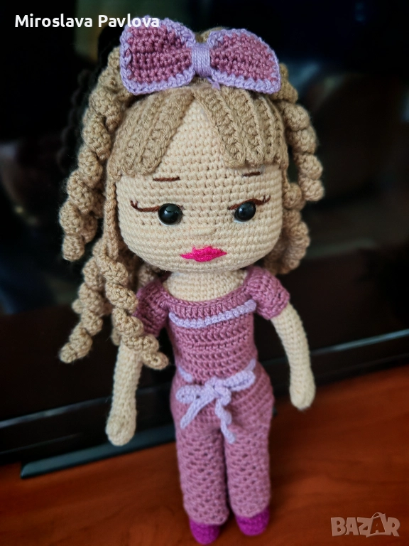 Плетени кукли на една кука. Размери между 20 см и 30 см, снимка 1
