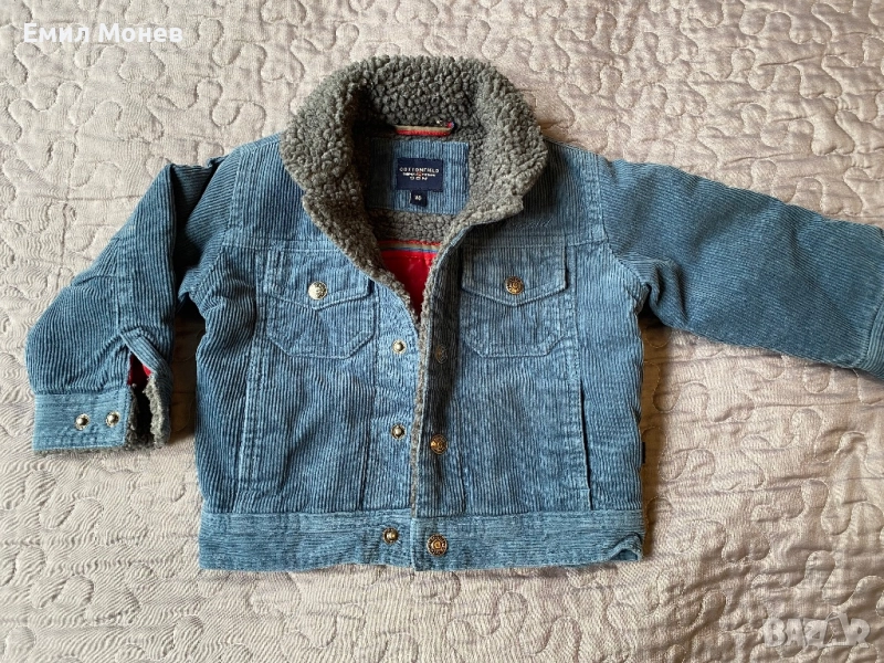 Детско джинсово яке Cottonfield 80 размер, снимка 1