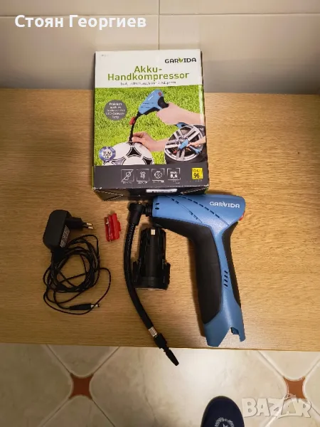 Чисто нов безжичен ръчен компресор GARVIDA, снимка 1