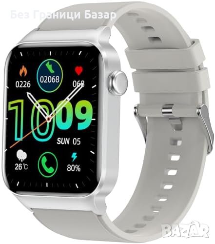 Нов Donerton Smart часовник за Жени, 1.85" Екран, Водоустойчив, Неръждаема Стомана, снимка 1