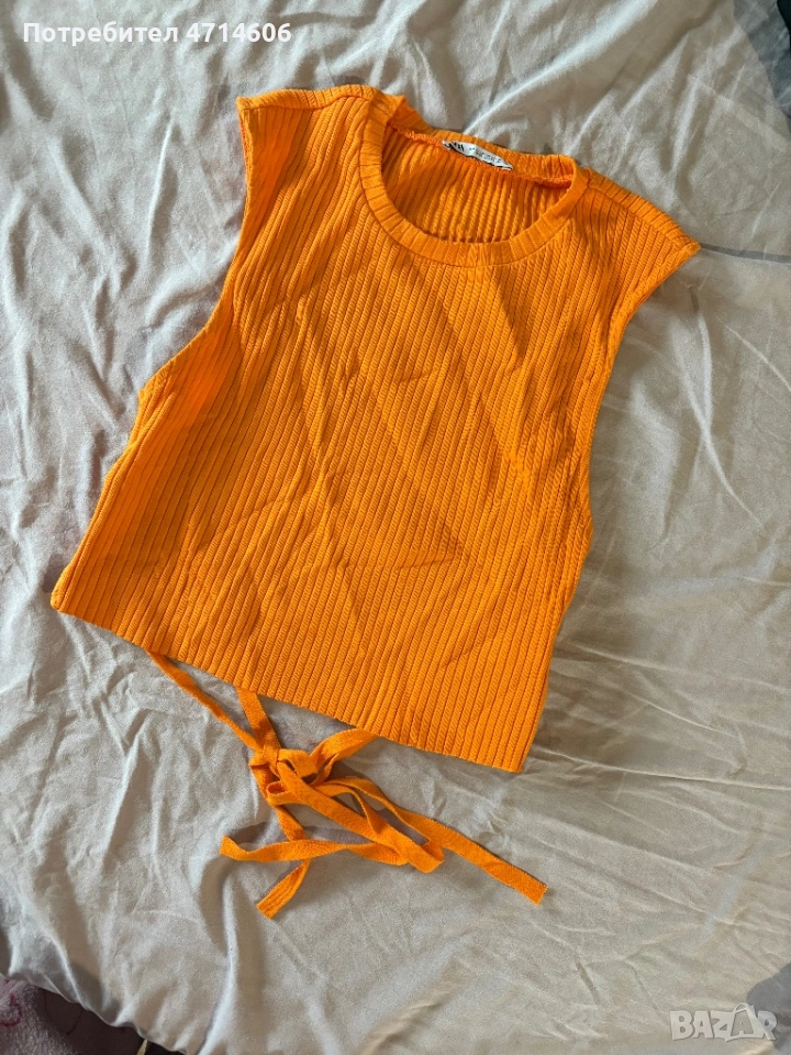 риза Zara с гол гръб, снимка 1