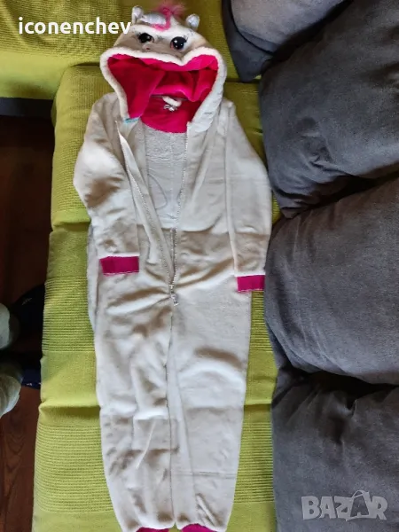 Много пухкав и топъл космонавт (onesie) еднорог, снимка 1