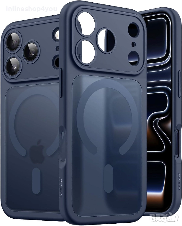 Матов MAGSAFE Кейс за Apple iPhone 17 Pro / Max, снимка 1