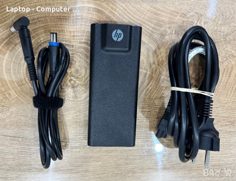 Зарядно HP 90W Slim Combo Adapter с USB порт, снимка 1